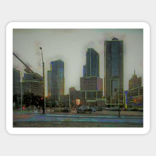 Dallas, Texas Sky scrapers Sticker